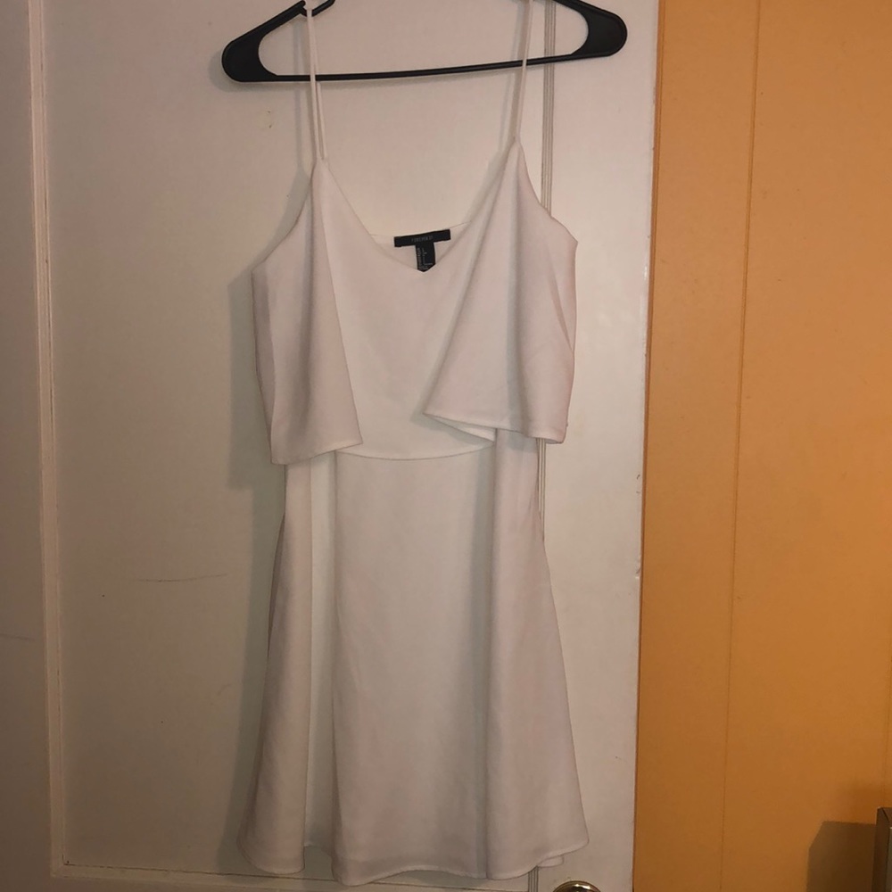All White Midi Dress